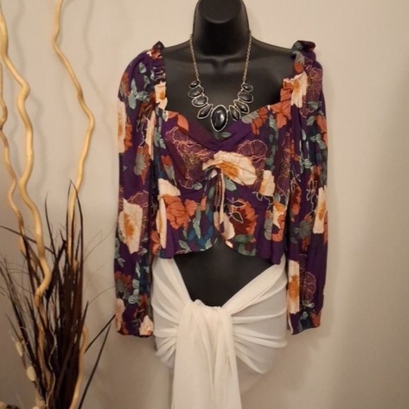 BAND OF THE FREE BOG Collective BLOUSE NWT MEDIUM - Picture 1 of 4